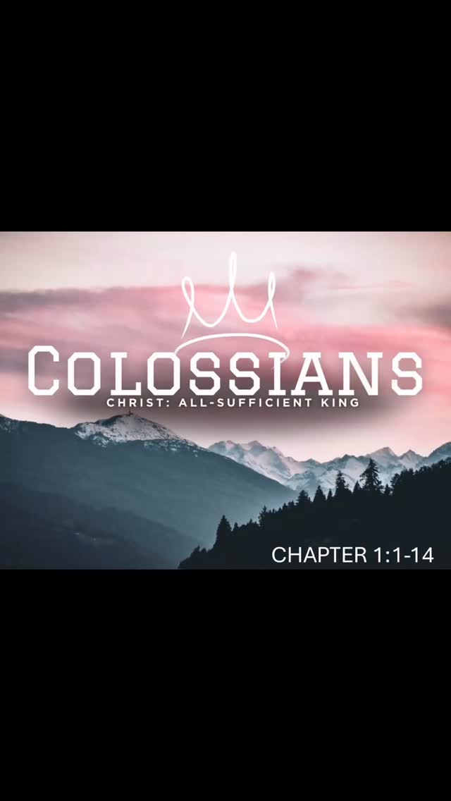 Colossians 1:1–14 reminds us that Jesus is enough.
Not Jesus plus success.
Not Jesus plus religion.
Not Jesus plus self-help.

Paul says believers have been rescued from darkness and brought into the kingdom of Christ. The Gospel does not just improve people, it transforms them from the inside out.

Through Jesus we have redemption, forgiveness, hope, and new life.

You do not need Jesus plus something else.
You need Jesus.