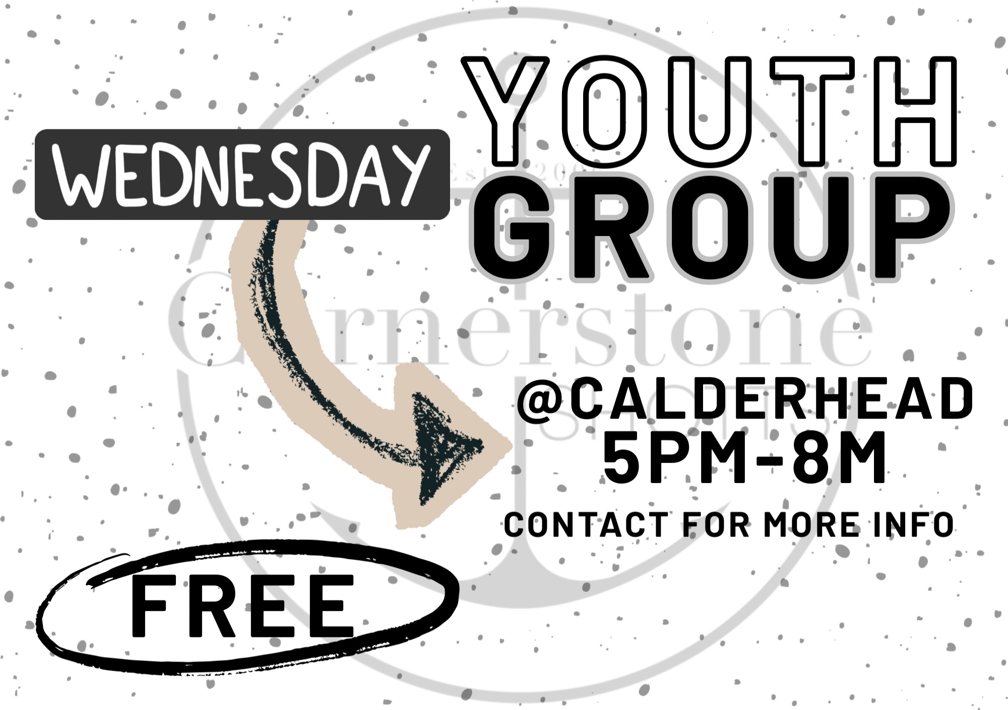 Youth group is back tonight!
All free for high school students. Free meal.
Studying the book of Hosea.